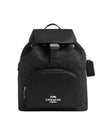 Face Large Signature Jacquard Backpack Black - COACH - BALAAN 1