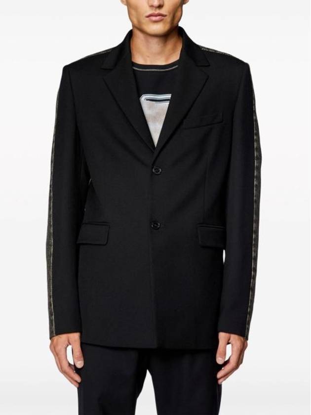 J-Wire Blazer Jacket Black - DIESEL - BALAAN 5