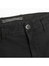 Stretch Broken Twill Garment Dyed Old Effect Cargo Pants Black - STONE ISLAND - BALAAN 4