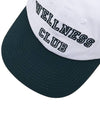 Wellness Club Embroidered Logo Two Tone Ball Cap White - SPORTY & RICH - BALAAN 8