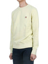 Fox Head Patch Regular Sweatshirt Yellow - MAISON KITSUNE - BALAAN 4