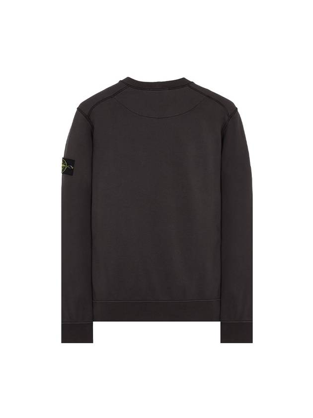 Wappen Patch Garment Dyed Sweatshirt Charcoal - STONE ISLAND - BALAAN 3