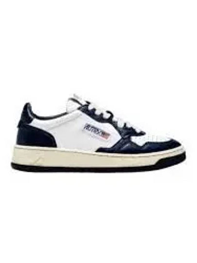 Medalist Goatskin Low Top Sneakers White Navy - AUTRY - BALAAN 2