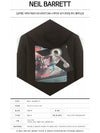 Skateboarder Printed Hoodie Black - NEIL BARRETT - BALAAN 3