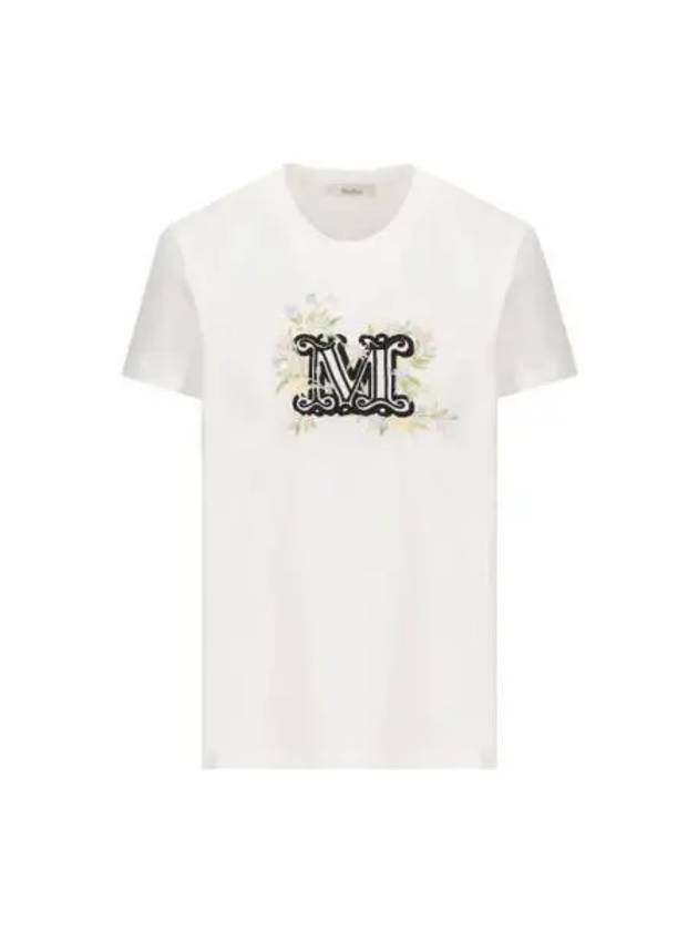 Women's Sacha Short Sleeve T-Shirt White - MAX MARA - BALAAN 2