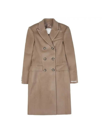 Sportmax Women's Morgana Wool Double Coat Camel - MAX MARA - BALAAN 1