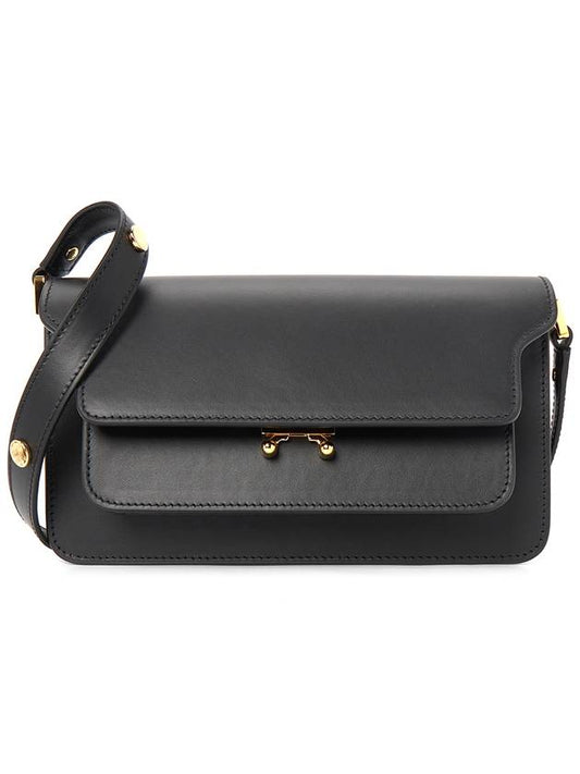 Trunk Bag E/W In Black Leather - MARNI - BALAAN 2