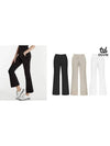 spandex back banding semi bootcut pants DE1WPT311 - DUVIK - BALAAN 7