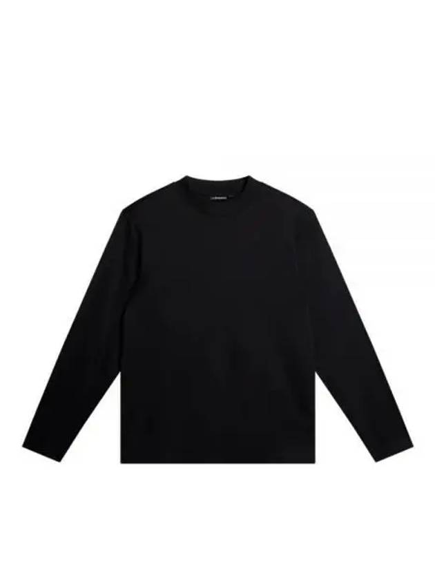 Ace Mock Neck Long Sleeve T-Shirt Black - J.LINDEBERG - BALAAN 2