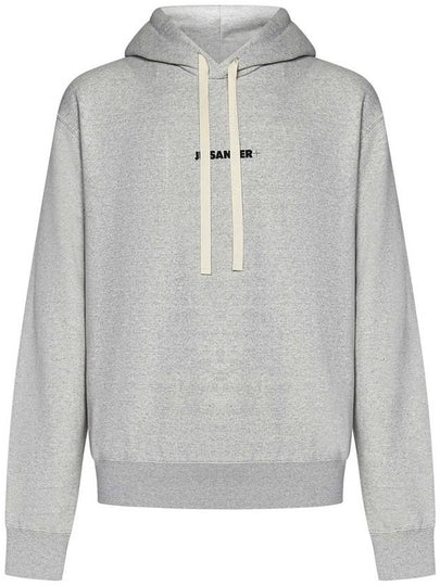 Plus Logo Hoodie Grey - JIL SANDER - BALAAN 2