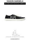 MM Tabi Canvas Low Top Sneakers Black - MAISON MARGIELA - BALAAN 3