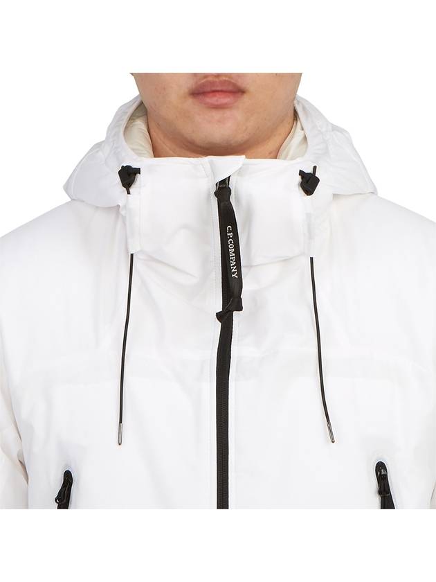 Pro Tech Hooded Jacket Gauze White - CP COMPANY - BALAAN 8