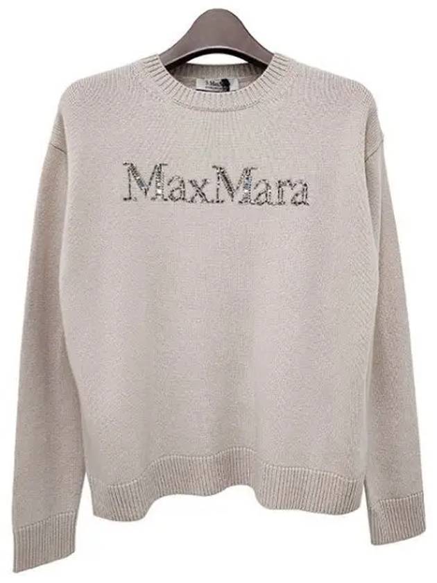 S KASSEL logo wool cashmere knit 41342420 270053 1095768 - MAX MARA - BALAAN 1