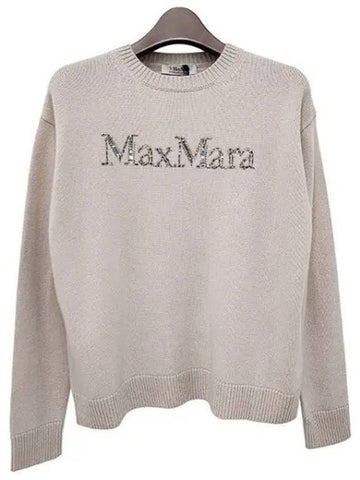 S KASSEL logo wool cashmere knit 41342420 270053 1095768 - MAX MARA - BALAAN 1