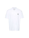 Piquet Polo Shirt White - MAISON KITSUNE - BALAAN 1