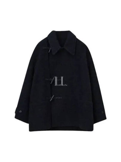 Belted Short Duffel Coat Black - LEMAIRE - BALAAN 2