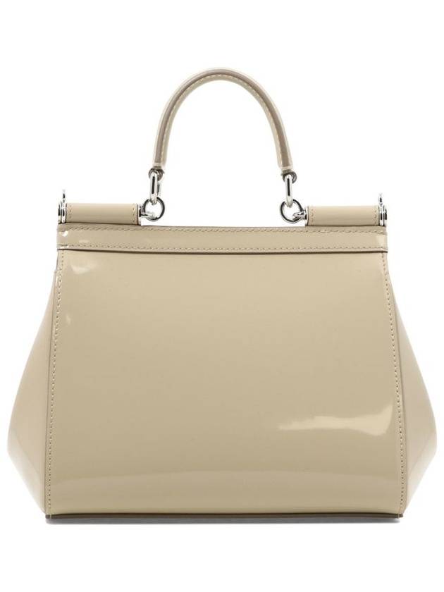 Sicily Small Calfskin Tote Bag Beige - DOLCE&GABBANA - BALAAN 7