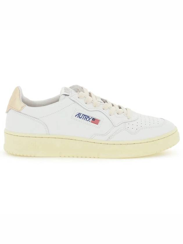 Medalist Low Top Sneakers Beige White - AUTRY - BALAAN 2