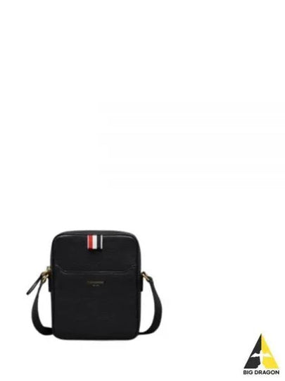 4 Bar Vertical Leather Camera Cross Bag Black - THOM BROWNE - BALAAN 2