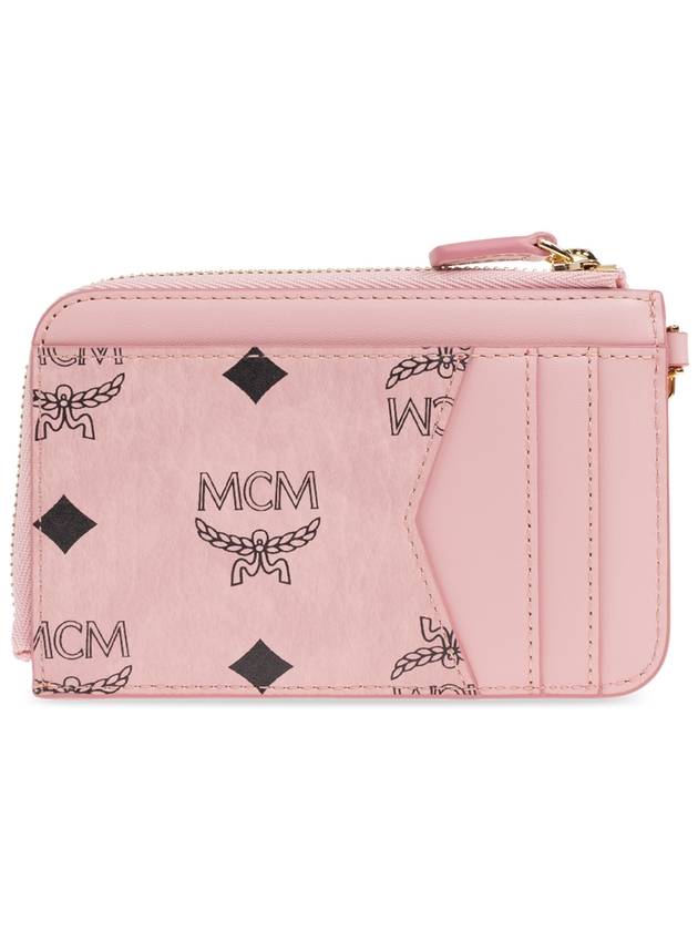 MCM Wallet With Keychain, Women's, Pink - MCM - BALAAN 3