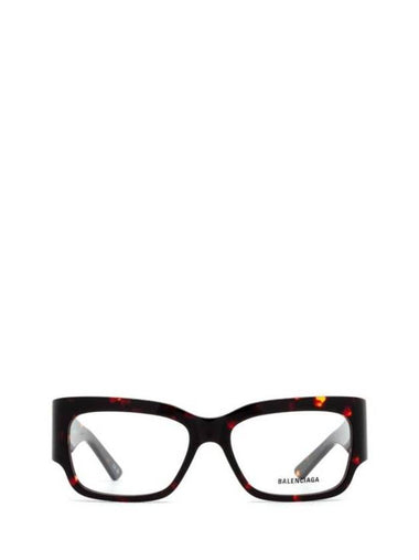 Eyewear Havana Rectangular Eyeglasses Red Black - BALENCIAGA - BALAAN 1