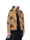 EKD Cotton Silk Cardigan Camel - BURBERRY - BALAAN 5