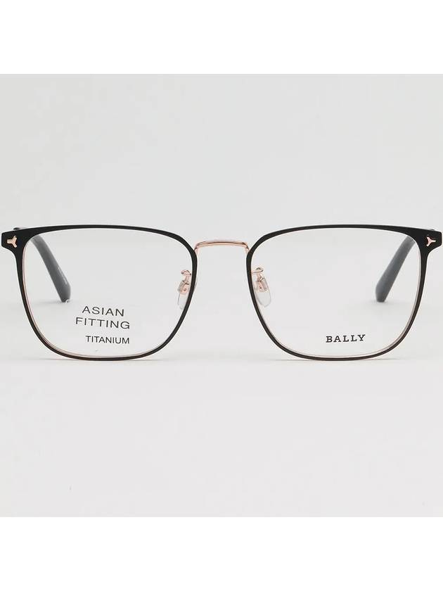 Titanium glasses frame BY5058D 002 square metal frame ultra light - BALLY - BALAAN 3