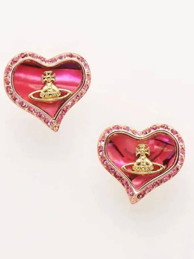 Petra Stud Earrings Red - VIVIENNE WESTWOOD - BALAAN 2