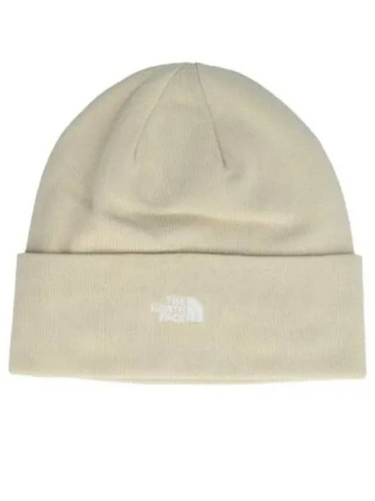 Norm Embroid Logo Beanie Beige - THE NORTH FACE - BALAAN 2