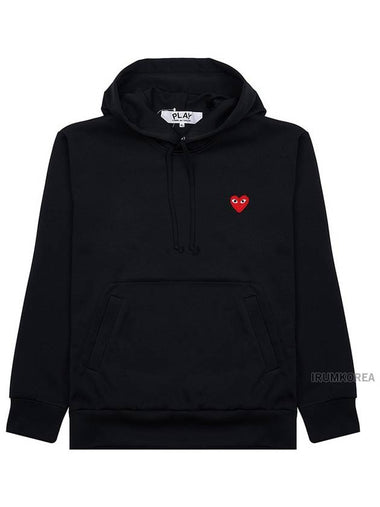 Heart Waffen Hooded Sweatshirt AX T174 051 1 BLACK - COMME DES GARCONS - BALAAN 1