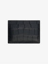 Crocodile Logo Card Wallet Black - BALENCIAGA - BALAAN 3