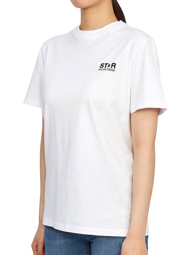 Star Logo Short Sleeve T-Shirt White - GOLDEN GOOSE - BALAAN 3