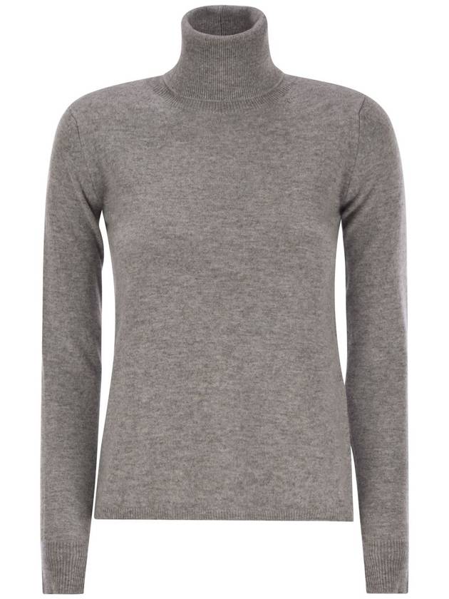 Sestri Cashmere Turtleneck Gray - MAX MARA - BALAAN 2