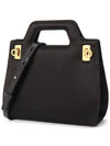 Wanda Mini Bag Black - SALVATORE FERRAGAMO - BALAAN 3