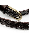 Tassel weaving leather belt brown - NOIRER FOR WOMEN - BALAAN 2