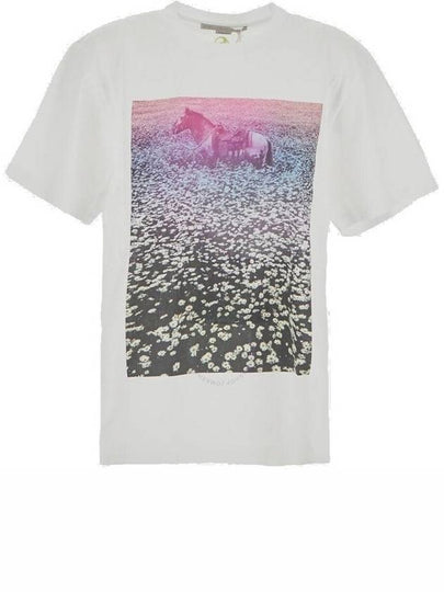 23 fw PHOTOGRAPHIC Daisy Field T-Shirt 6J01583SPY249000 B0030467294 - STELLA MCCARTNEY - BALAAN 2