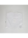 Embroidered Back Logo Cotton Short Sleeve T-Shirt White - CHLOE - BALAAN 4