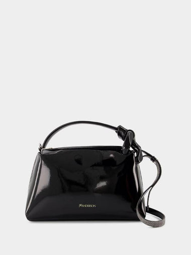 The Jwa Corner Crossbody - J.W. Anderson - Cotton - Black - JW ANDERSON - BALAAN 1