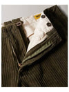 corduroy slim pants khaki - INCOTEX - BALAAN 6