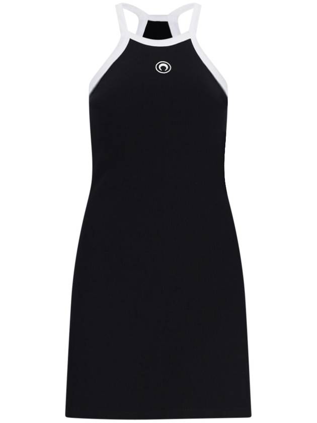 MARINE SERRE Dresses Black - MARINE SERRE - BALAAN 1