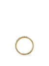 V Logo Metal Swarovski Crystal Ring Gold - VALENTINO - BALAAN 3