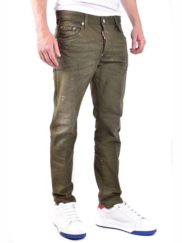 23 fw Stretch Cotton Pants WITH Paint STAINS S74LB1356S30733697 B0650374749 - DSQUARED2 - BALAAN 4