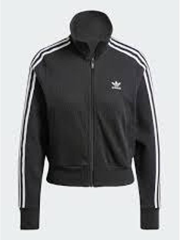 Women's Knit Zip Up Jacket Black - ADIDAS - BALAAN 2