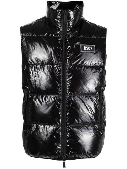 Logo Down Vest Black - DSQUARED2 - BALAAN 2