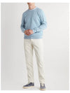 Men's Virgin Wool Knit Top Light Blue - BRUNELLO CUCINELLI - BALAAN.