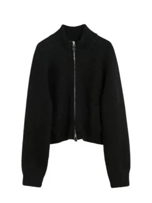 Ultra Zipper Funnel Knit Zip-Up Cardigan Black - OUR LEGACY - BALAAN 2