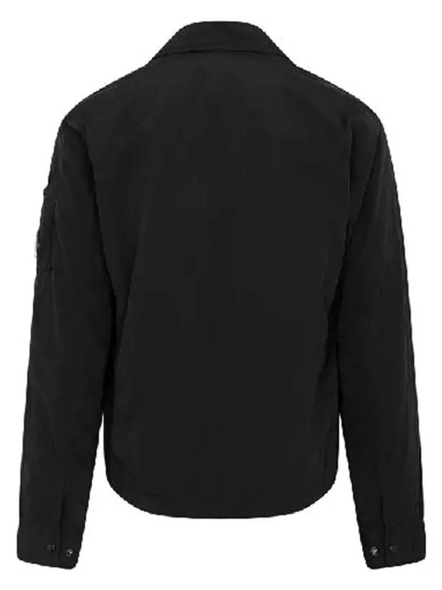 Men's Chrome R Over Shirt Zip Up Jacket Black - CP COMPANY - BALAAN 4