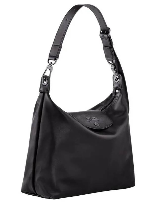 Le Pliage Shoulder Bag Black - LONGCHAMP - BALAAN 3