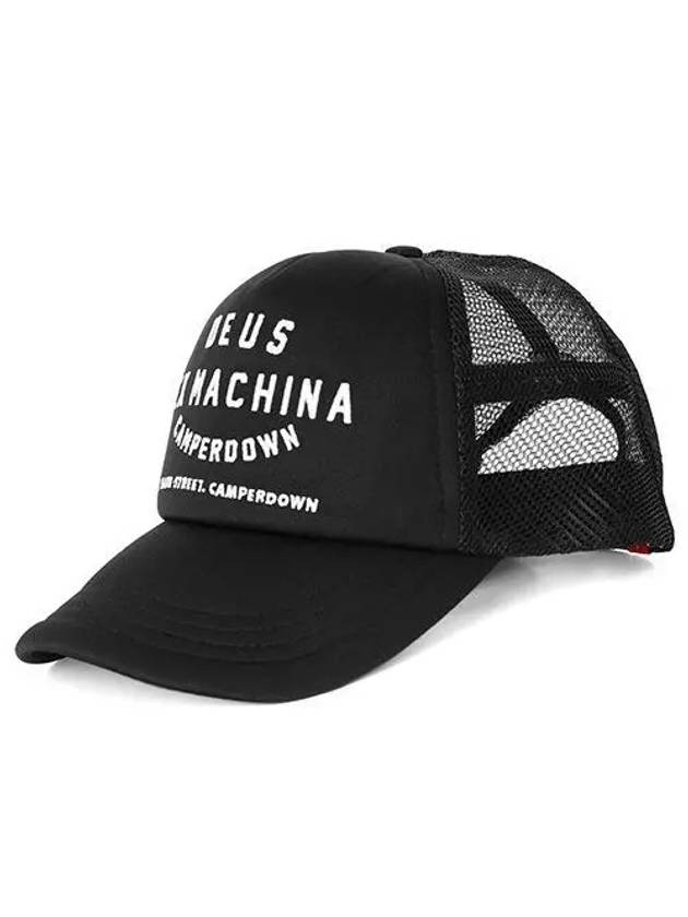 DMA47621 BLK Camper Down Address Trucker Men s Ball Cap 271204 1139595 - DEUS EX MACHINA - BALAAN 1