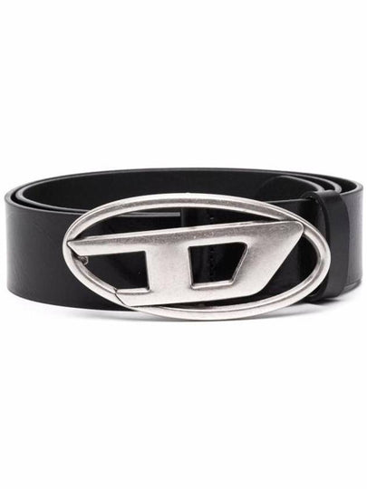 1DR D Buckle Leather Belt Black - DIESEL - BALAAN 2